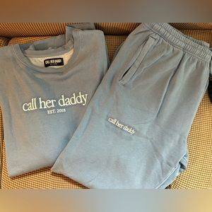 NEW Call Her Daddy Sweatshirt & Sweatpants